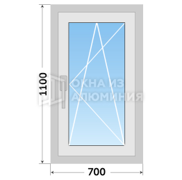 Заказное алюминиевое окно для зданий AL-373